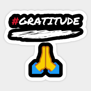 Hash tag symbol  # Gratitude Sticker